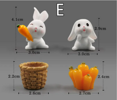Mini Resin Animal Figurines â€“ DIY Micro-Landscape Decor