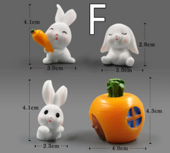 Mini Resin Animal Figurines â€“ DIY Micro-Landscape Decor